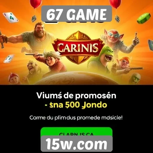 67 GAME oferece promoções exclusivas para novos jogadores